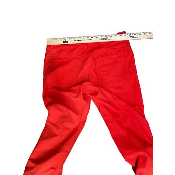 Lululemon men's size 36 pants orange straight leg stretch - Picture 5 of 11